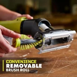 RYOBI ONE+ 18V Cordless Hand Vacuum with Powered Brush with Hand Vacuum Replacement HEPA Filters (2-Pack) -Vacuum Cleaners Sales Store ryobi handheld vacuums pcl700b a32hf00 77 1000
