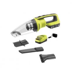 RYOBI ONE+ 18V Cordless Performance Hand Vacuum Kit with 2.0 Ah Battery and Charger