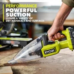 RYOBI ONE+ 18V Cordless Multi-Surface Handheld Vacuum (Tool Only) with 4-Piece Hand Vacuum Accessory Kit -Vacuum Cleaners Sales Store ryobi handheld vacuums pcl705b a32k05n 66 1000