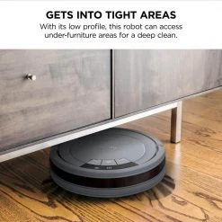 Shark Ion Robotic Vacuum Cleaner, Wi-Fi Connected, Charging Dock, 120mins Runtime, Multi-Surface Cleaning in Gray -Vacuum Cleaners Sales Store shark robotic vacuums rv753 40 1000