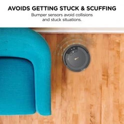 Shark Ion Robotic Vacuum Cleaner, Wi-Fi Connected, Charging Dock, 120mins Runtime, Multi-Surface Cleaning in Gray -Vacuum Cleaners Sales Store shark robotic vacuums rv753 a0 1000