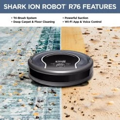 Shark ION Robot Vacuum Cleaner, Multi-Surface Cleaning, Works with Alexa, and Wi-Fi Connected 19 Shark ION Robot Vacuum Cleaner, Multi-Surface Cleaning, Works with Alexa, and Wi-Fi Connected -Vacuum Cleaners Sales Store shark robotic vacuums rv761 1f 1000