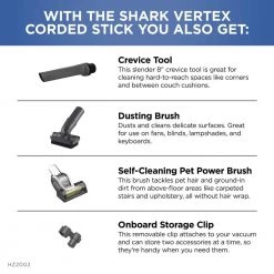 Shark Vertex UltraLight DuoClean PowerFins with Self-Cleaning Brushroll Corded Stick Vacuum Cleaner -Vacuum Cleaners Sales Store shark stick vacuums hz2002 44 1000