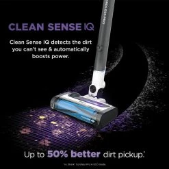 Shark Pro Cordless Stick Vacuum with Clean Sense IQ and Odor Neutralizer in Light Blue -Vacuum Cleaners Sales Store shark stick vacuums iz562h 40 1000