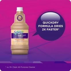 Swiffer WetJet 42 oz. Wood Floor Cleaner Refill -Vacuum Cleaners Sales Store swiffer hard surface cleaners 003700023682 4f 1000