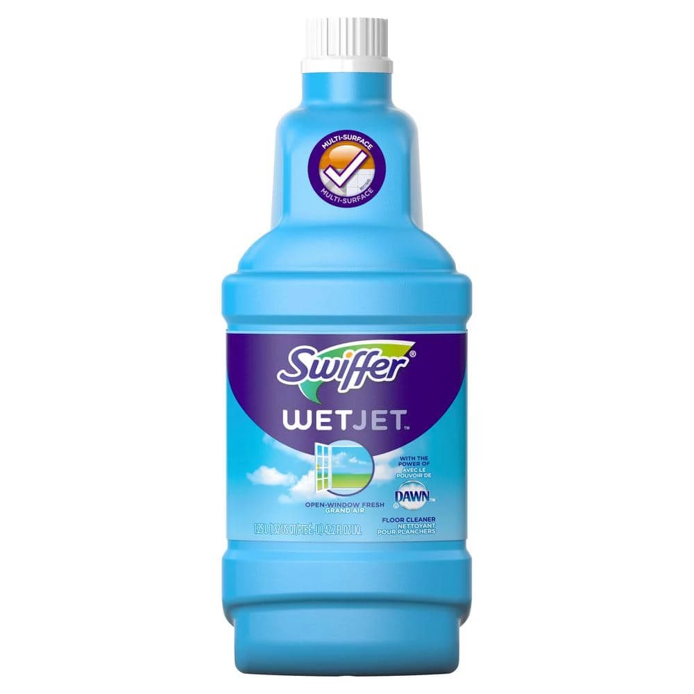 Swiffer WetJet 42 oz. Multi-Purpose Floor Cleaner Refill with Open Window Fresh Scent (2-Pack) 6 Swiffer WetJet 42 oz. Multi-Purpose Floor Cleaner Refill with Open Window Fresh Scent (2-Pack) - Image 4