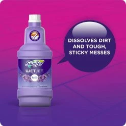 Swiffer WetJet 42.2 oz. Multi-Purpose and Hardwood Floor Cleaner Lavender Vanilla and Comfort Scent Liquid Refill (2-Count) -Vacuum Cleaners Sales Store swiffer hard surface cleaners 003700026536 fa 1000