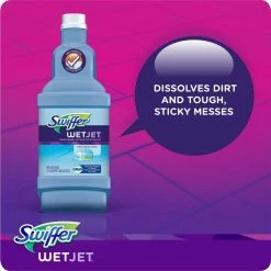 Swiffer WetJet 42 oz. Multi-Purpose Floor Cleaner Refill with Gain Scent (2-Pack) -Vacuum Cleaners Sales Store swiffer hard surface cleaners 003700084323 4f 1000