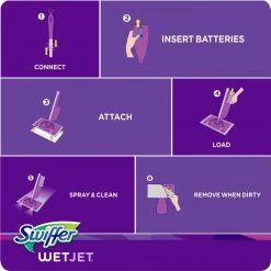 Swiffer WetJet 42.2 oz. Multi-Purpose Hardwood Floor Cleaner Solution Refill (2-Pack) -Vacuum Cleaners Sales Store swiffer hard surface cleaners 003700099925 1f 1000