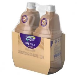 Swiffer WetJet 42.2 oz. Multi-Purpose Hardwood Floor Cleaner Solution Refill (2-Count, 2-Pack) -Vacuum Cleaners Sales Store swiffer hard surface cleaners 079168938794 40 1000
