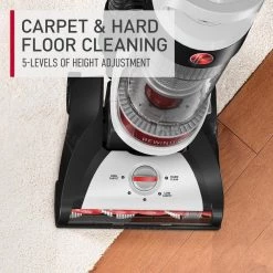 HOOVER WindTunnel Bagless Pet Upright Vacuum Cleaner with Automatic Cord Rewind and Steam Complete Pet Steam Mop -Vacuum Cleaners Sales Store upright vacuums uh71320 wh21000 1d 1000