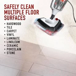 HOOVER WindTunnel Bagless Pet Upright Vacuum Cleaner with Automatic Cord Rewind and Steam Complete Pet Steam Mop -Vacuum Cleaners Sales Store upright vacuums uh71320 wh21000 c3 1000