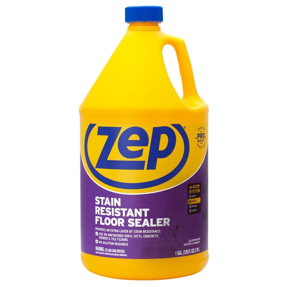 ZEP 128 oz Stain-Resistant Floor Sealer Finish 3 ZEP 128 oz Stain-Resistant Floor Sealer Finish