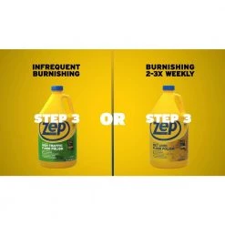 ZEP 1 Gal. High-Traffic Floor Polish (4-Pack) -Vacuum Cleaners Sales Store zep hard surface cleaners zuhtff128 77 1000