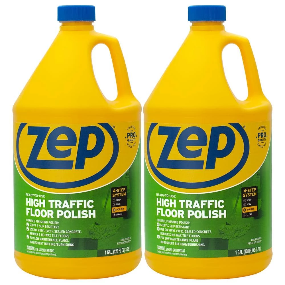 ZEP 128 oz. High-Traffic Floor Polish (2-Pack) 3 ZEP 128 oz. High-Traffic Floor Polish (2-Pack)