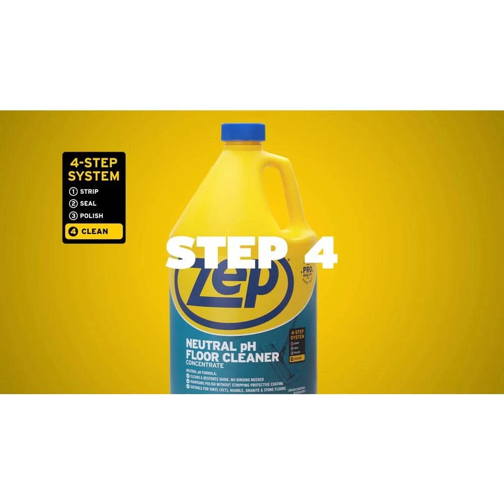 ZEP 1 Gal. Neutral Floor Cleaner (4-Pack) 5 ZEP 1 Gal. Neutral Floor Cleaner (4-Pack) - Image 3